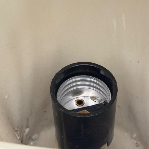 Vintage Ceramic Sea Shell Table Lamp TV Mid Century Modern Art Deco Corded Plug - Picture 7 of 12